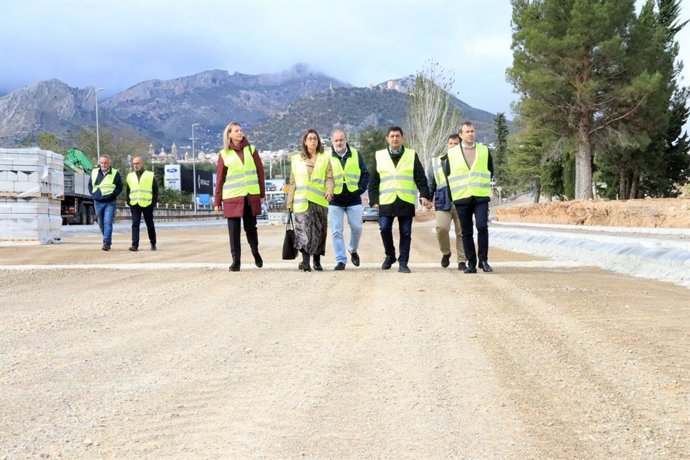 Visita a las obras del vial peatonal y cclista a Ifeja