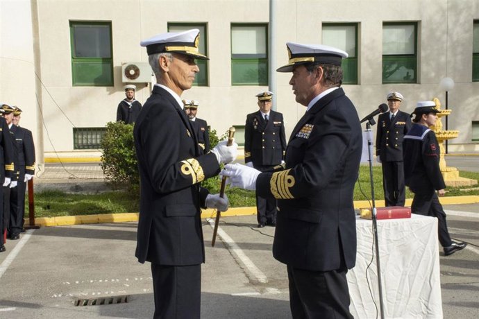 El contralmirante Vicente Rubio Bolivar toma posesión de la Jefatura del Estado Mayor de la Flota