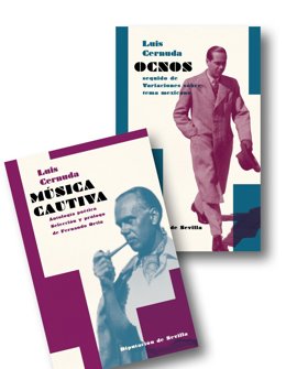 Cartel anunciador de las dos mesas redondas organizadas por la Diputación de Sevilla en torno al 60 aniversario de la muerte de Luis Cernuda.