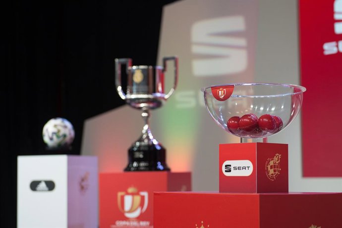 Archivo - Arxiu - Details Draw 1/4 of Final Copa del Rei at Ciutat del Futbol on January 26, 2020 in Madrid, Spain.