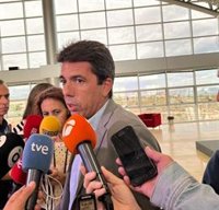Mazón asegura que la Comunitat seguirá reclamando financiación sin "extorsionar" ni "amenazar con romper nada"