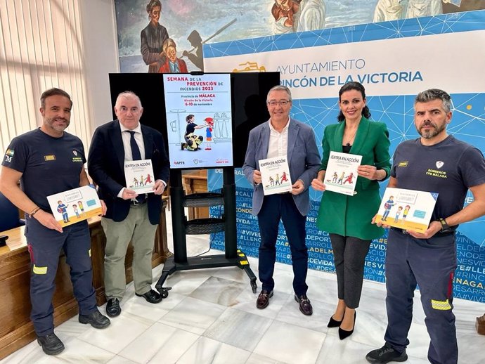 Presentación de la Semana de la Prevención de Incendios 2023 que se desarrollará en Rincón de la Victoria.