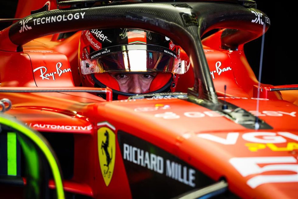 El piloto español de Fórmula 1 Carlos Sainz (Ferrari), en el GP de México 2023.