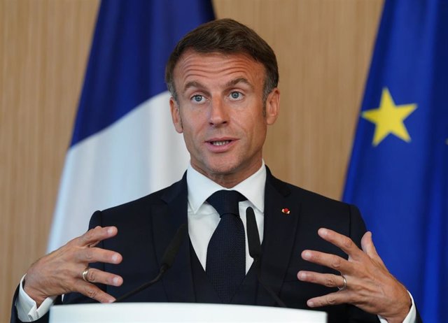 El presidente de Francia, Emmanuel Macron