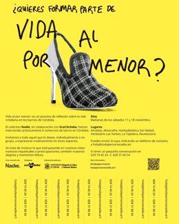 Cartel de la iniciativa 'Vida al por Menor' para los sábados 11 y 18 de noviembre.
