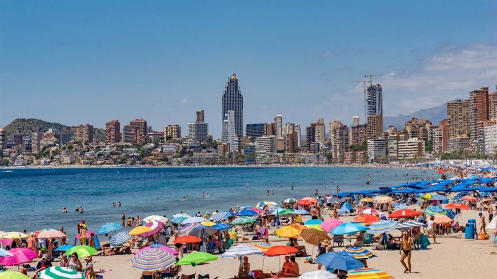 Archivo - Turismo en Benidorm