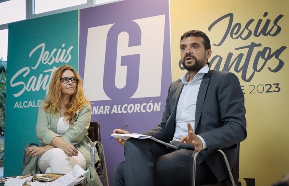 El portavoz de Ganar Alcorcón, Jesús Santos