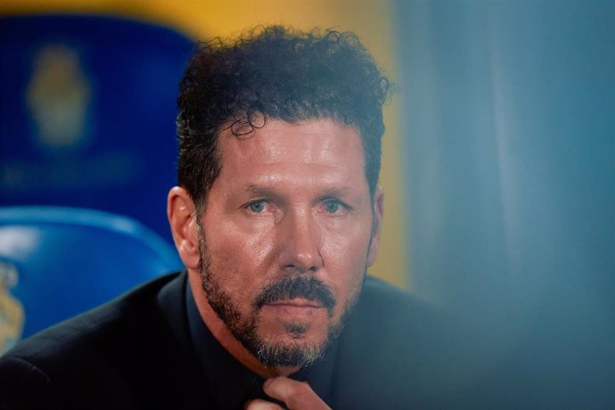 Diego Pablo Simeone, entrenador del Atlético de Madrid.