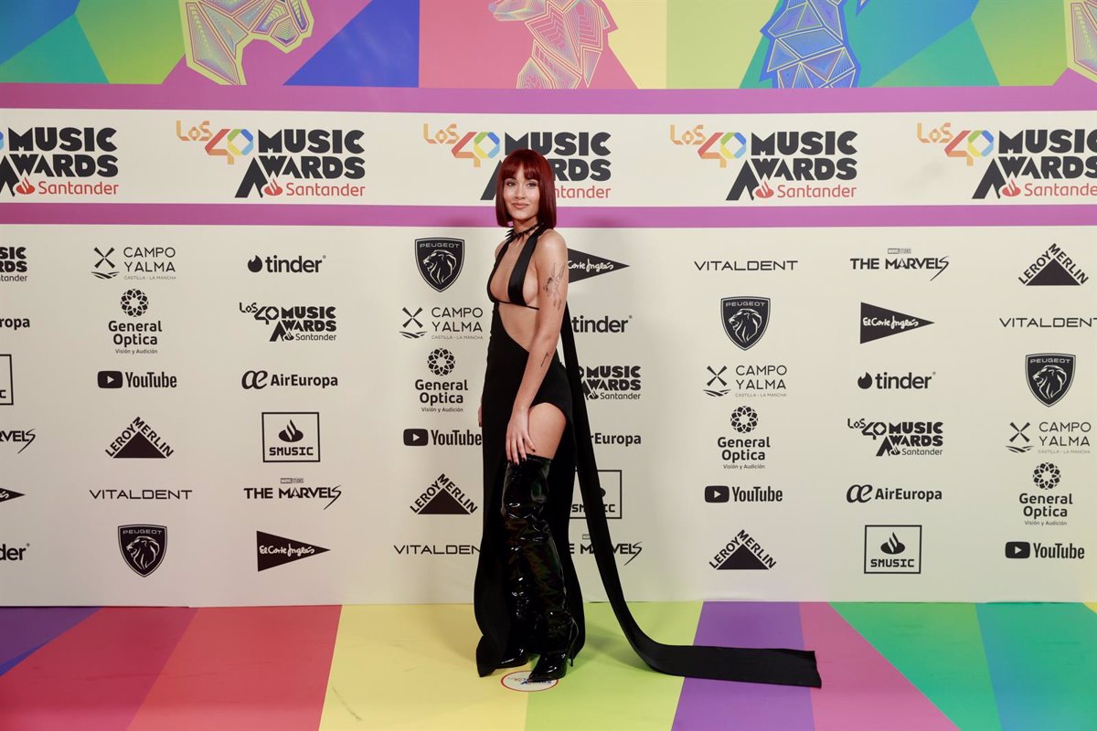 Aitana, Ana Mena y Manuel Turizo triunfan en unos Los40 Music Awards