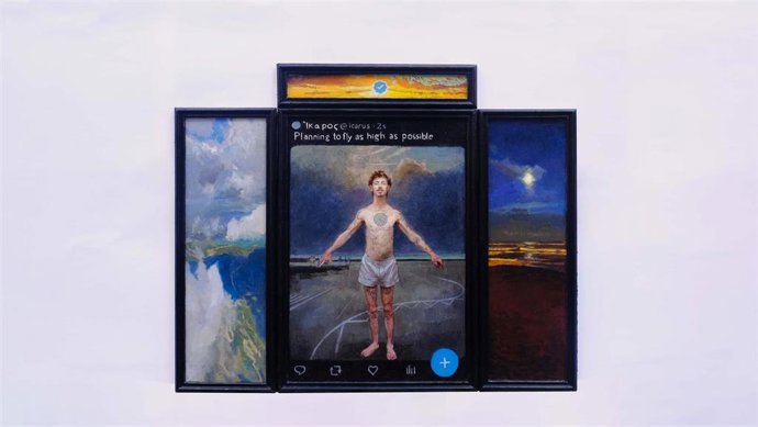 'Retablo De Ícaro O Dispositivo Religioso De Caída Libre',  De Alfonso Del Moral.