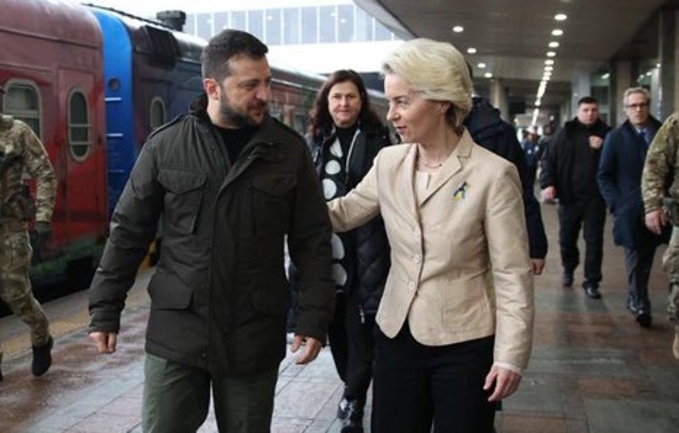 VonderLeyen y Zelenski