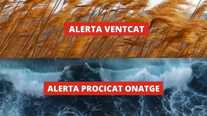 Catalunya manté les alertes dels plans Ventcat pel vent i Procicat per onatge