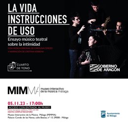 Un nuevo espectáculo de narración y música en directo recorre todas las salas del Mimma de Málaga este domingo.