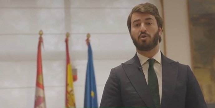 El vicepresidente de la Junta, Juan García-Gallardo, en un vídeo publicado en su cuenta personal de la red social 'X'