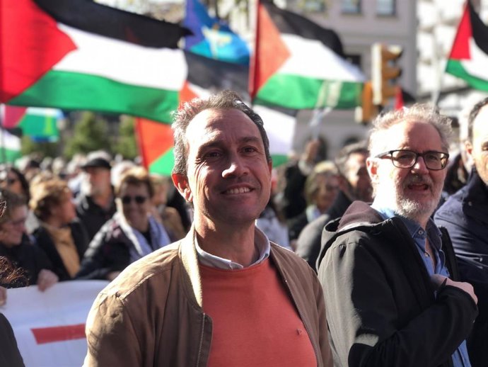 El coordinador general de IU de Asturias, Ovidio Zapico.