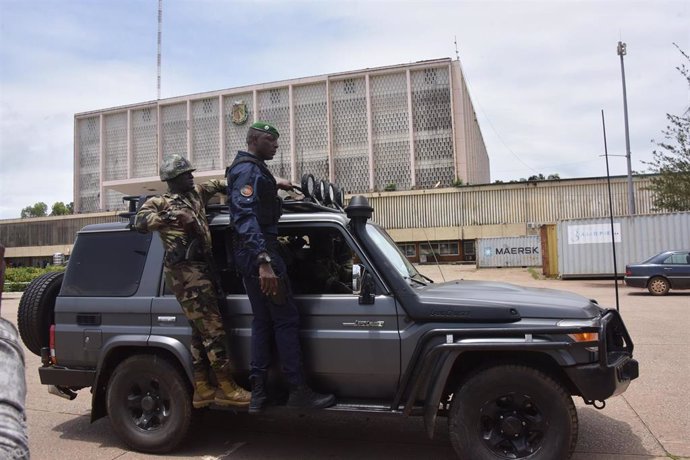 Archivo - Militares en Guinea