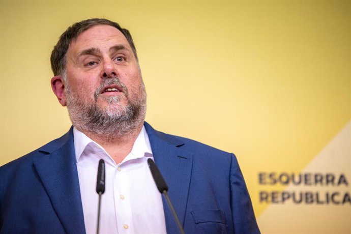 El president d'ERC, Oriol Junqueras