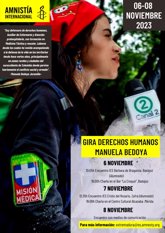 Foto: La defensora de derechos humanos Manuela Bedoya llevará esta semana la realidad de Colombia a varias ciudades extremeñas
