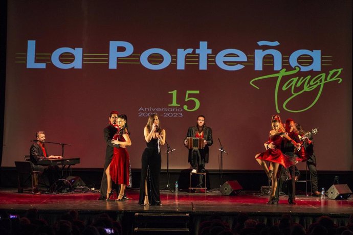 Una de las funciones del 15º aniversario de La Porteña Tango.