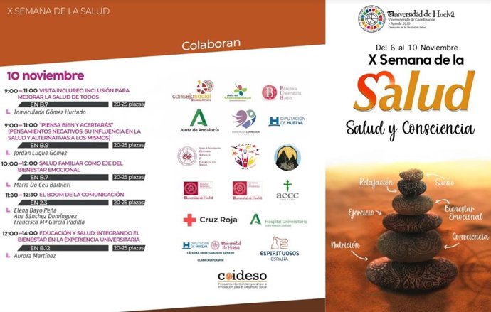 La Universidad de Huelva celebra la X Semana de la Salud