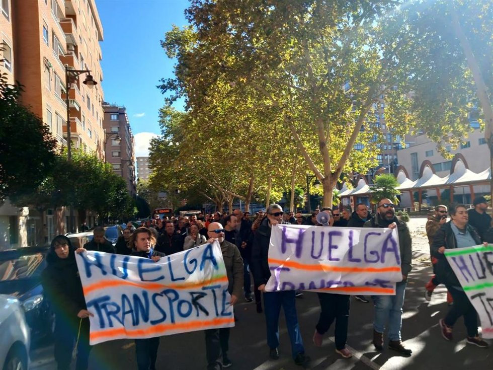 MANIFESTACIÓN DEL SECTOR DEL TRANSPORTE RIOJANO