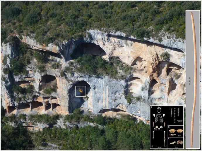 Archivo - El enterramiento infantil del siglo IV en el cañón del Vero abre los encuentros "Historias de la Tierra".