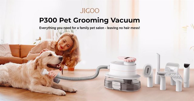 JIGOO presenta P300: una aspiradora para que las mascotas disfruten de una  experiencia de salón en casa