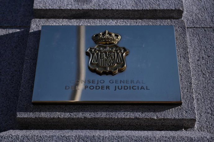 Archivo - Entrada del Consell General del Poder Judicial 