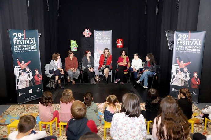 Presentación de la XXIX edición del Festival de las Artes Escénicas para la Infancia de La Rinconada, en Sevilla.