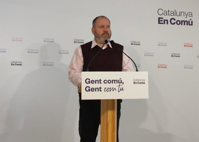 El portaveu dels comuns, Joan Mena
