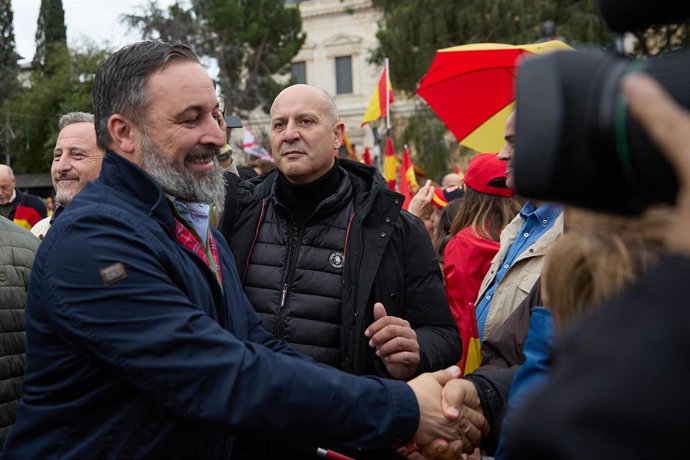 El líder de Vox, Santiago Abascal.