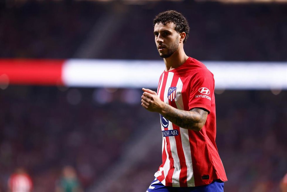 Archivo - Mario Hermoso con el Atlético de Madrid