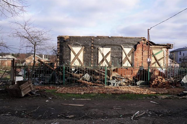 Archivo - Ataque ruso contra un edificio en Sumy, en el noreste de Ucrania
