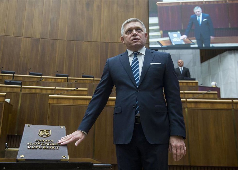 Robert Fico, primer ministro de Eslovaquia.
