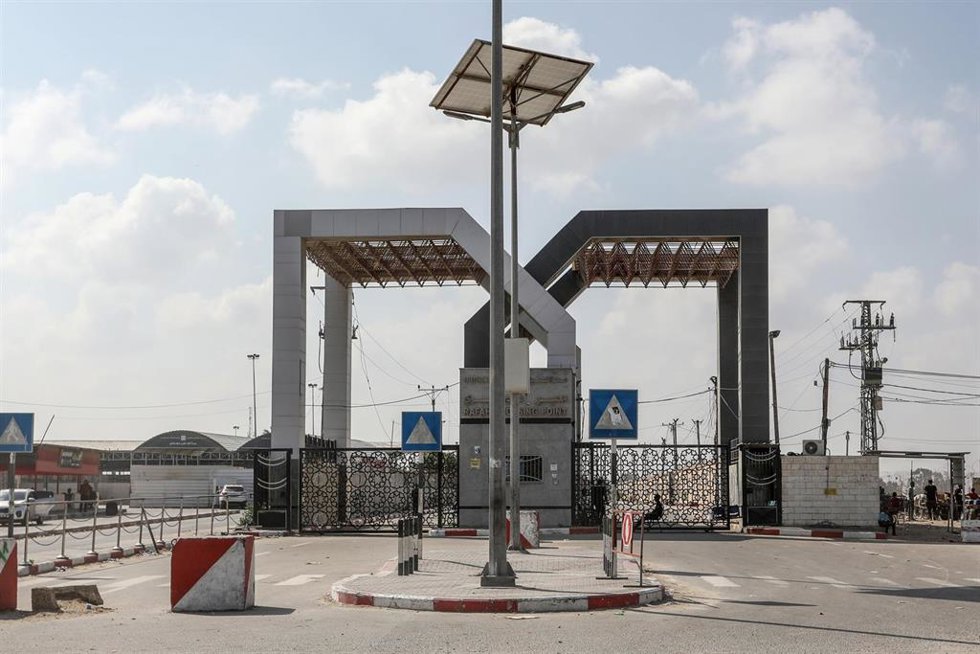 Paso fronterizo de Rafá, que conecta la Franja de Gaza y Egipto