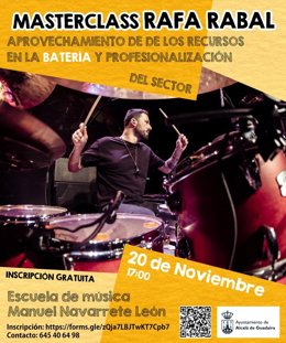 'Aprovechamiento De Los Recursos Den La Batería Y Profesionalización Del Sector', Será La Clase Maestra De Rafa Rabal.