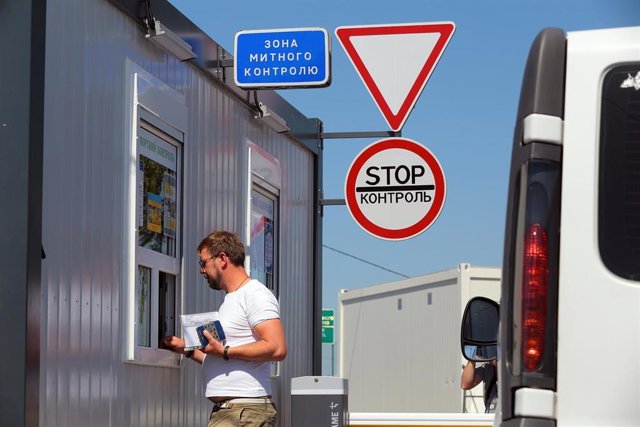 Archivo - Frontera entre Ucrania y Polonia