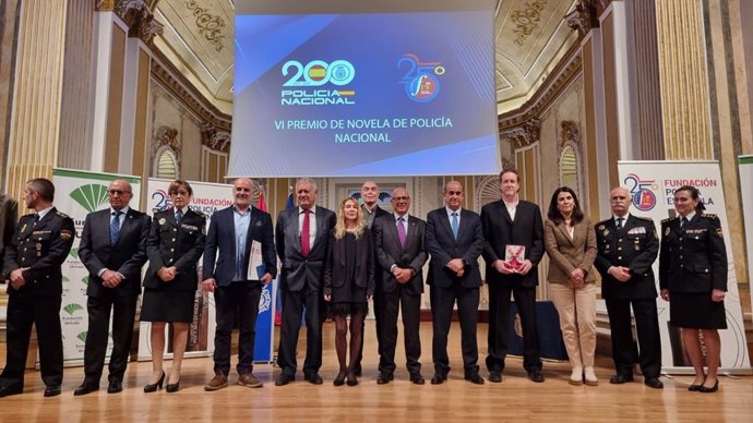 Acto de entrega de la VI Edición del Premio Novela Policía Nacional