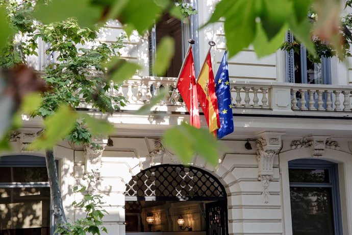 Archivo - Fachada del Ilustre Colegio de Abogados de Madrid (ICAM), que pasa a llamarse Colegio de Abogacía de Madrid, a 11 de julio de 2022, en Madrid (España). Fundado en el año 1596, el Colegio de Abogados de Madrid ha sido renombrado tras un acuerdo