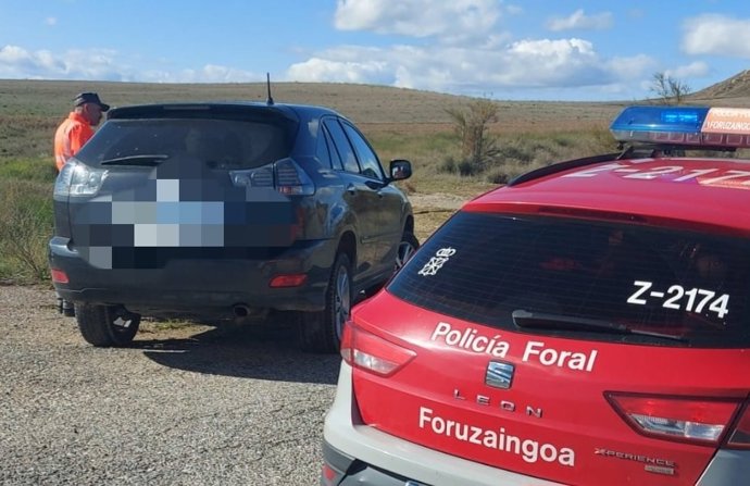 Imagen del vehículo inmovilizado