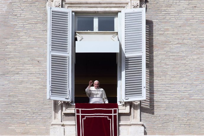 November 5,  2023 -  POPE FRANCIS delivery Angelus Prayer In S. Peter's Square at the Vatican. ÂEvandroInetti_via ZUMA Wire,Image: 819967437, License: Rights-managed, Restrictions: , Model Release: no, Credit line: Evandro Inetti / Zuma Press / ContactoP