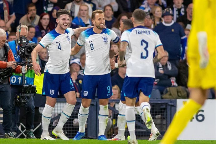 Archivo - Harry Kane en un partido de Inglaterra en Glasgow