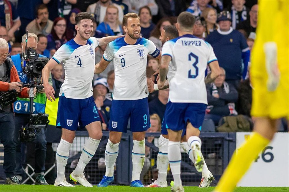 Archivo - Harry Kane en un partido de Inglaterra en Glasgow