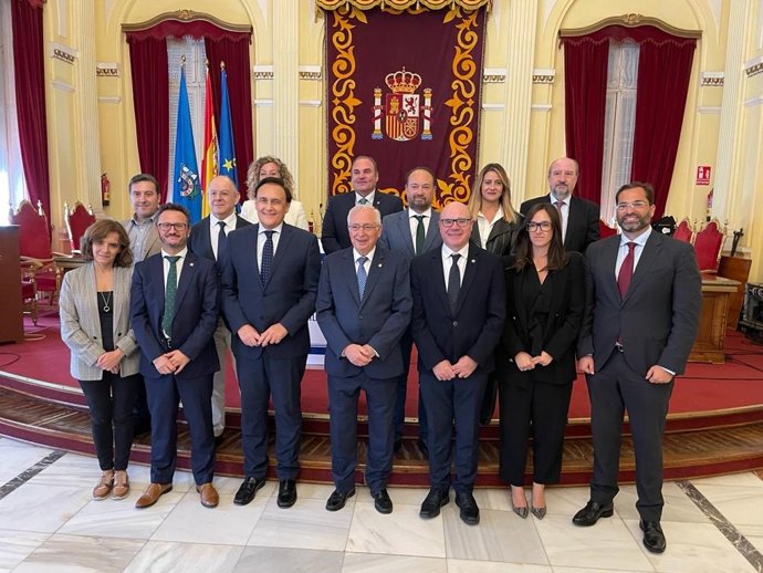 Visita institucional dle consejero de Universidad, Investigación e Innovación, José Carlos Gómez Villamandos, a Melilla