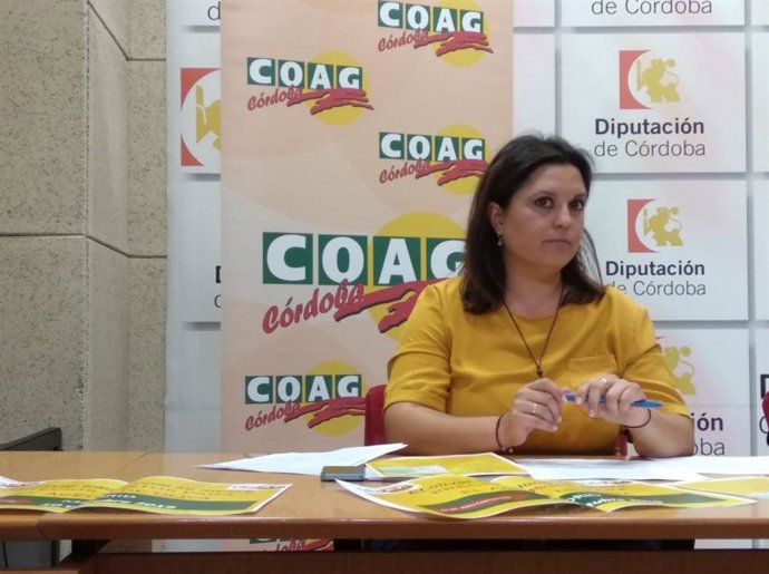 Archivo - La secretaria provincial de COAG Córdoba, Carmen Quintero, en una imagen de archivo.
