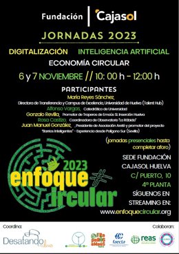 Cartel de las Jornadas 'Enfoque Circular'.