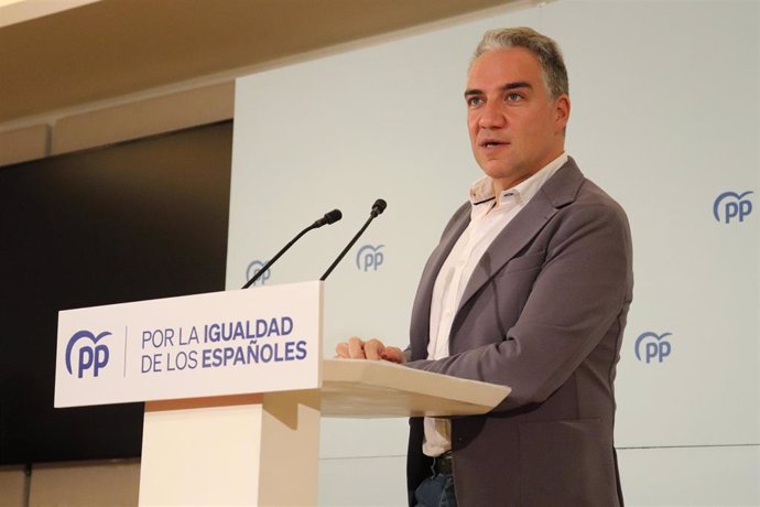 El coordiador general del PP, Elías Bendodo.