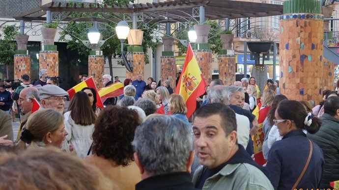 Protesta contra la amnistía en Melilla