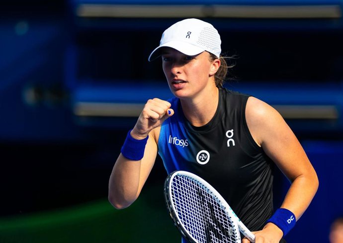 Archivo - La tenista polaca Iga Swiatek durante un partido