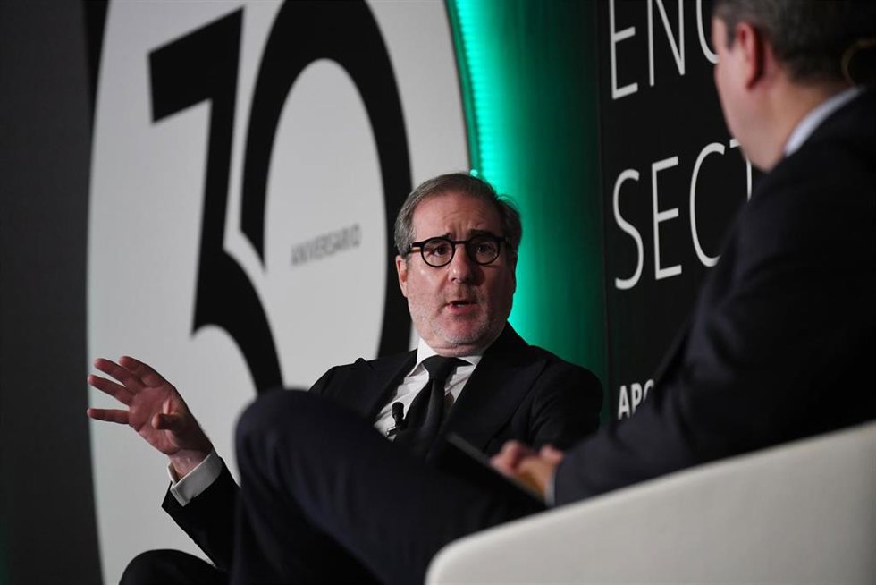 El consejero delegado de Grupo Santander, Héctor Grisi, participa en el XXX Encuentro del Sector Financiero, en el Hotel Meliá Castilla, a 7 de noviembre de 2023, en Madrid (España). Este encuentro ha sido organizado por Deloitte y ABC.